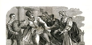 An illustration of William Shakespeare's "Comedy of Errors"