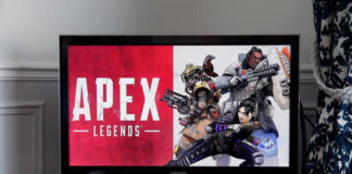 Gamer Playing Apex Legends