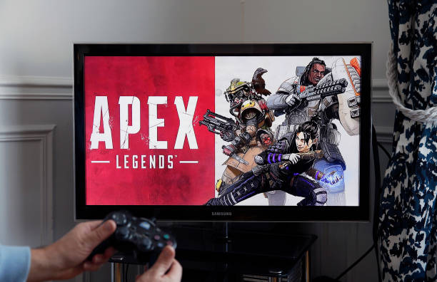 Gamer Playing Apex Legends