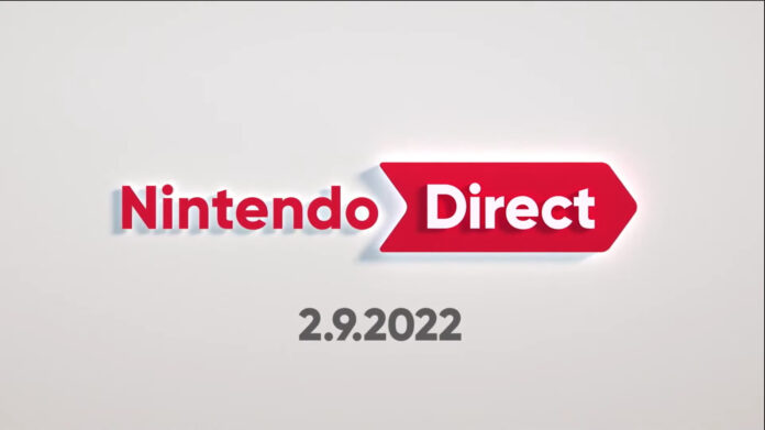 Screenshot of Nintendo Direct broadcast