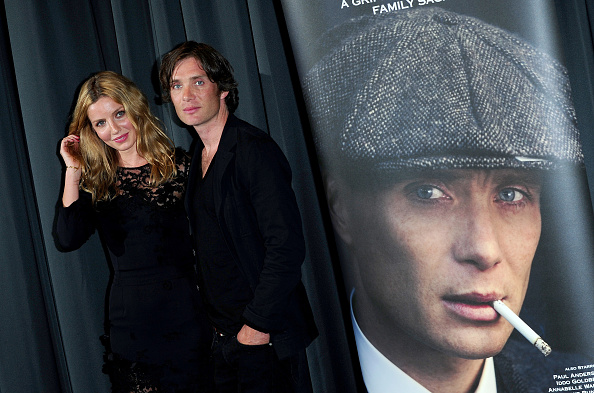 Annabelle Wallis and Cillian Murphy arriving at a gala screening of Peaky Blinders at the BFI, London. (Photo by Ian West/PA Images via Getty Images)