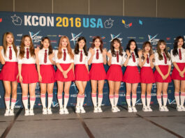 I.O.I at the 2016 "KCON" held in Los Angeles, USA..