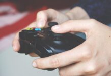 A gamer enjoying the benefits of playing video games