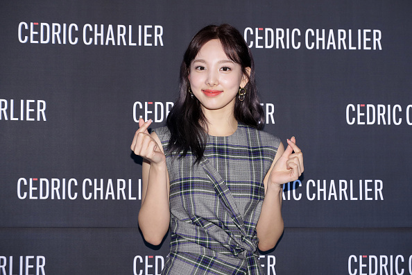 TWICE's Nayeon attends photocall for Cedric Charlier.