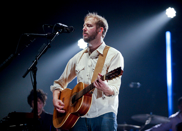 Justin Vernon from Bon Iver performing at the Hammerstein Apollo.