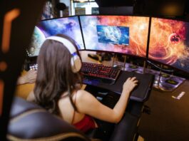 Girl trying to become successful in gaming