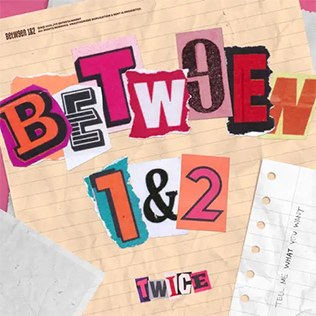 TWICE BETWEEN 1&2 album cover.