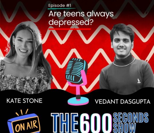 Kate Stone speaking about Mental Health on "The 600 Second Show" podcast.