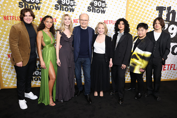 That '90s Show cast at a Los Angeles screening.