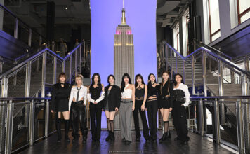 TWICE in New York promoting READY TO BE.