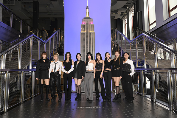 TWICE in New York promoting READY TO BE.